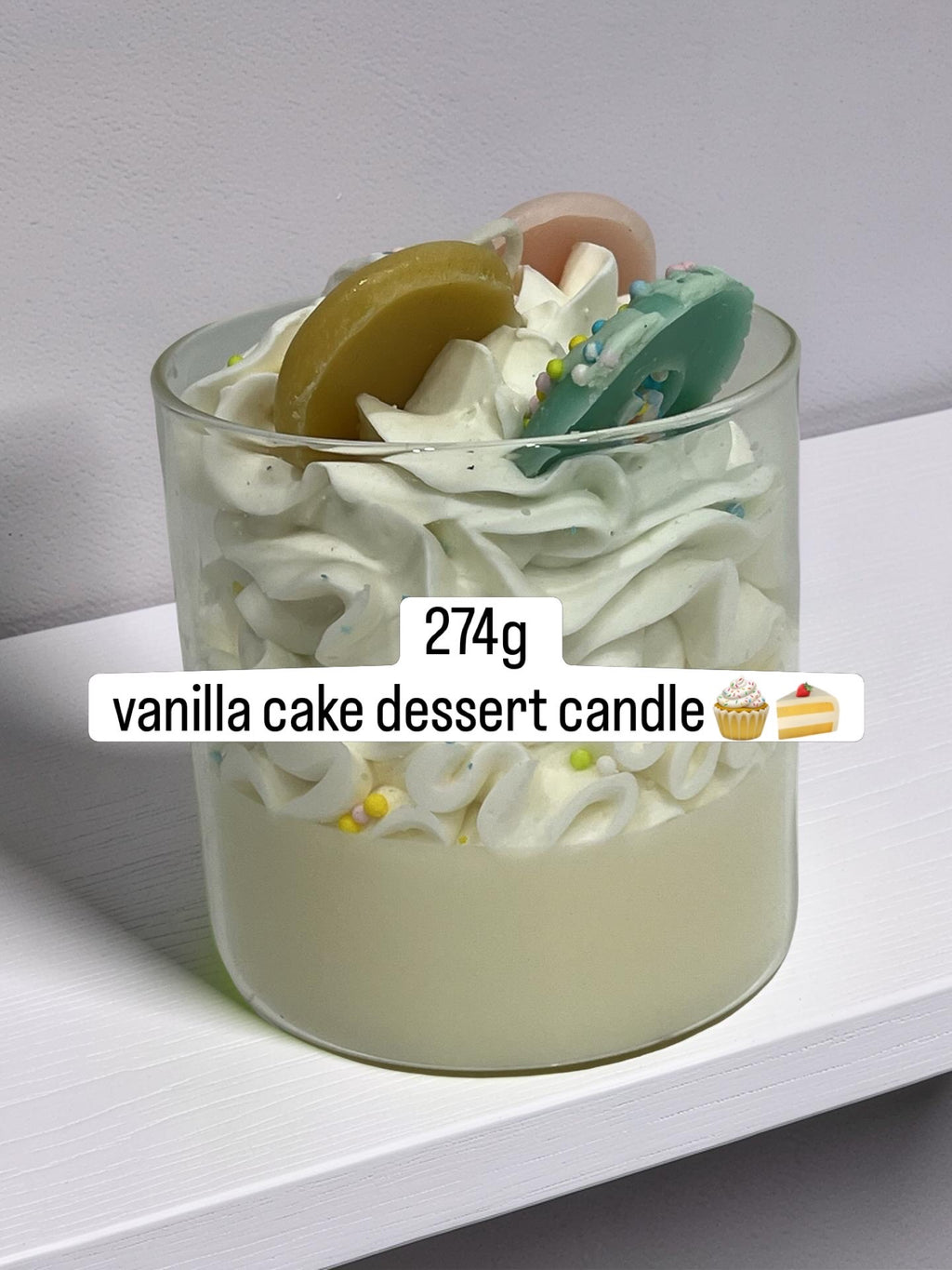 Vanilla cake - 274g soy candle