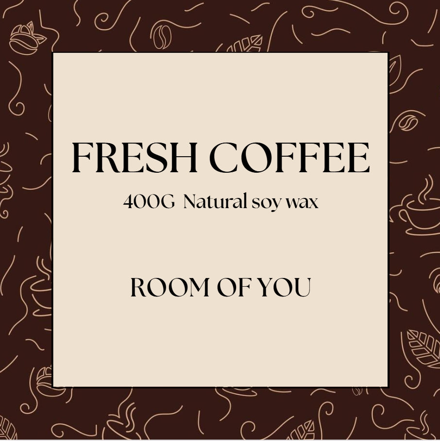 400g Fresh Coffee - Soy Candle