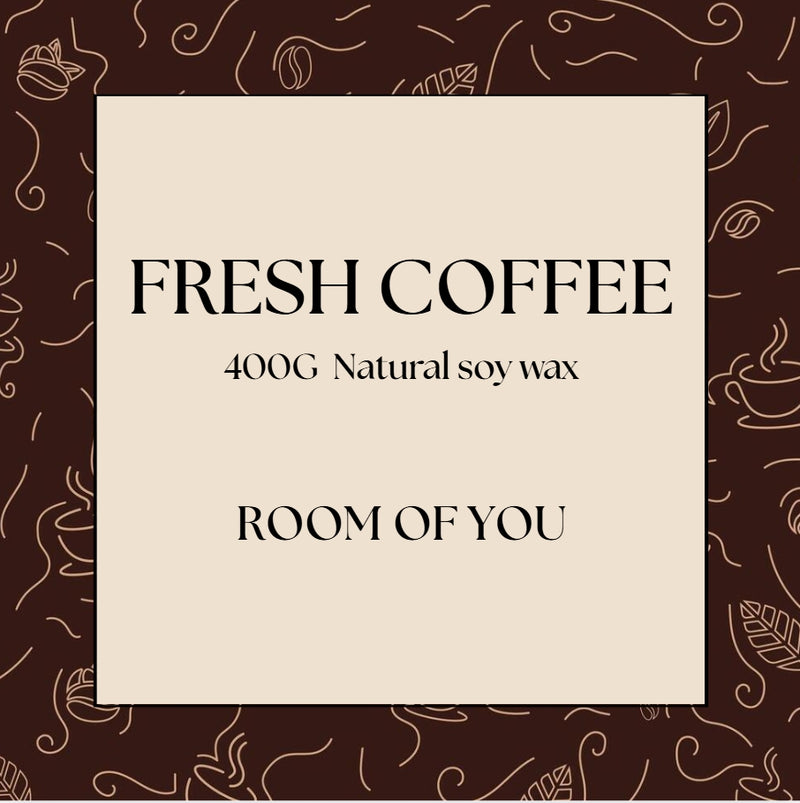 400g Fresh Coffee - Soy Candle