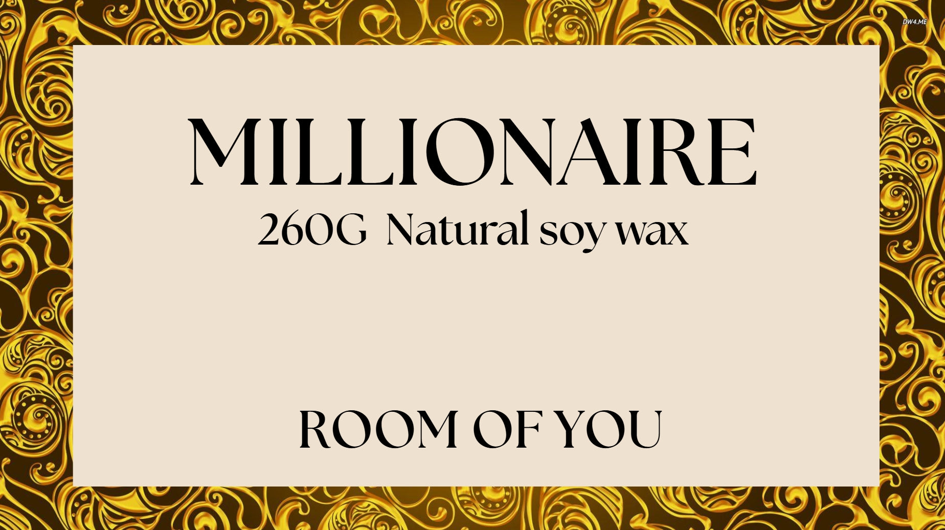 260g Millionaire - Soy Candle