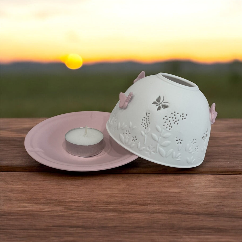 Rose luminaire - Tea light holder